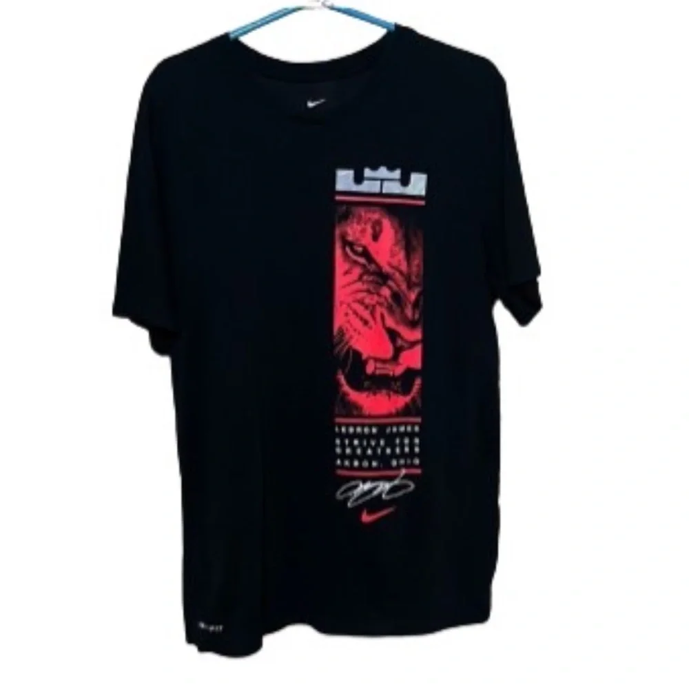 Nike Dri-Fit Lebron James Athletic Sporty Tee M Streetwear Men Basketball
